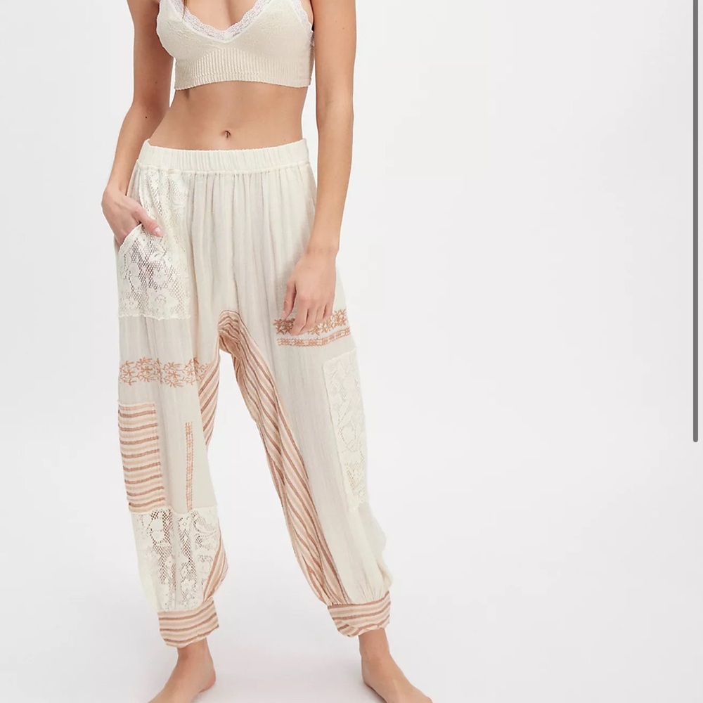 Free People Intimately Cotton Garden Flirt Joggers NWT🔖